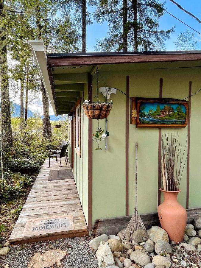 Mt Rainier Little Green Cabin On Big Creek! Ashford Kültér fotó