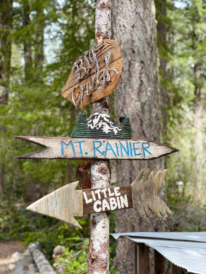 Mt Rainier Little Green Cabin On Big Creek! Ashford Kültér fotó